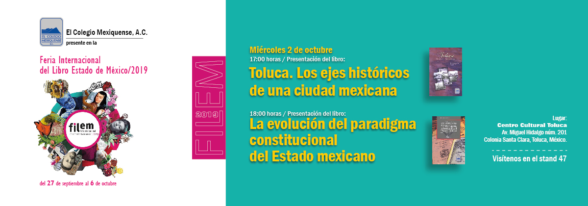 Participación en la Feria Internacional del Libro Estado de México 2019