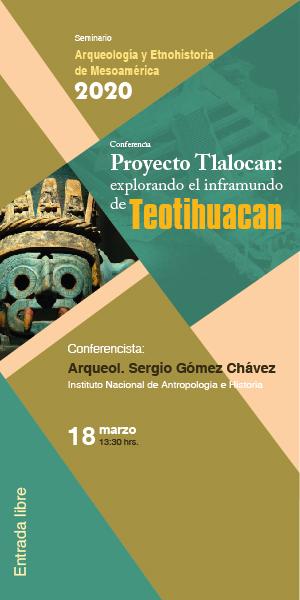 Conferencia: "Proyecto Tlalocan:  explorando el inframundo de Teotihuacan"