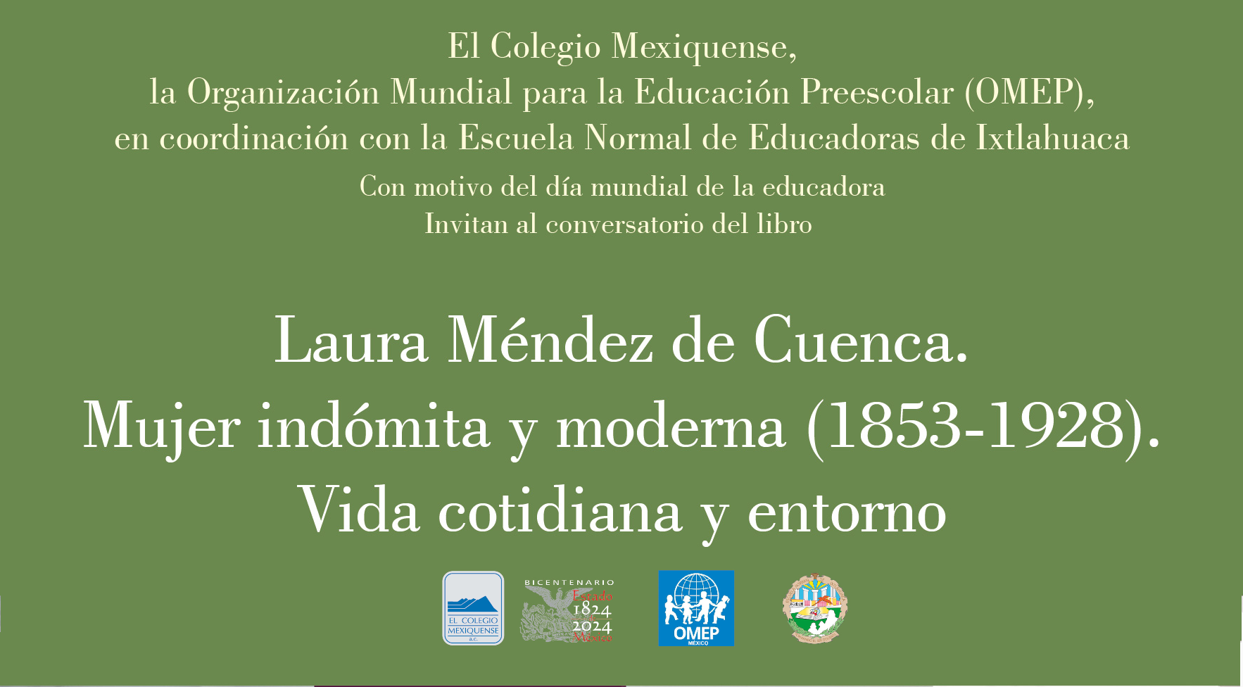 Presentación de Libro. Laura Méndez de Cuenca