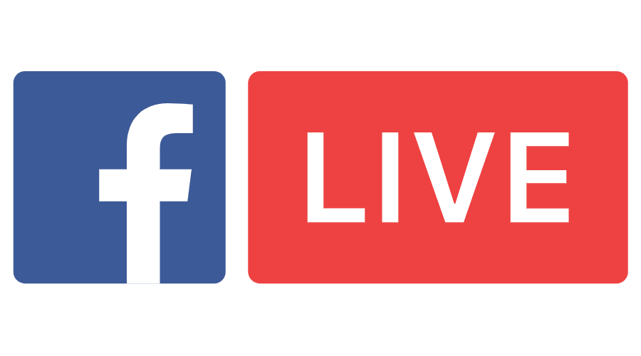 facebook live logo vector