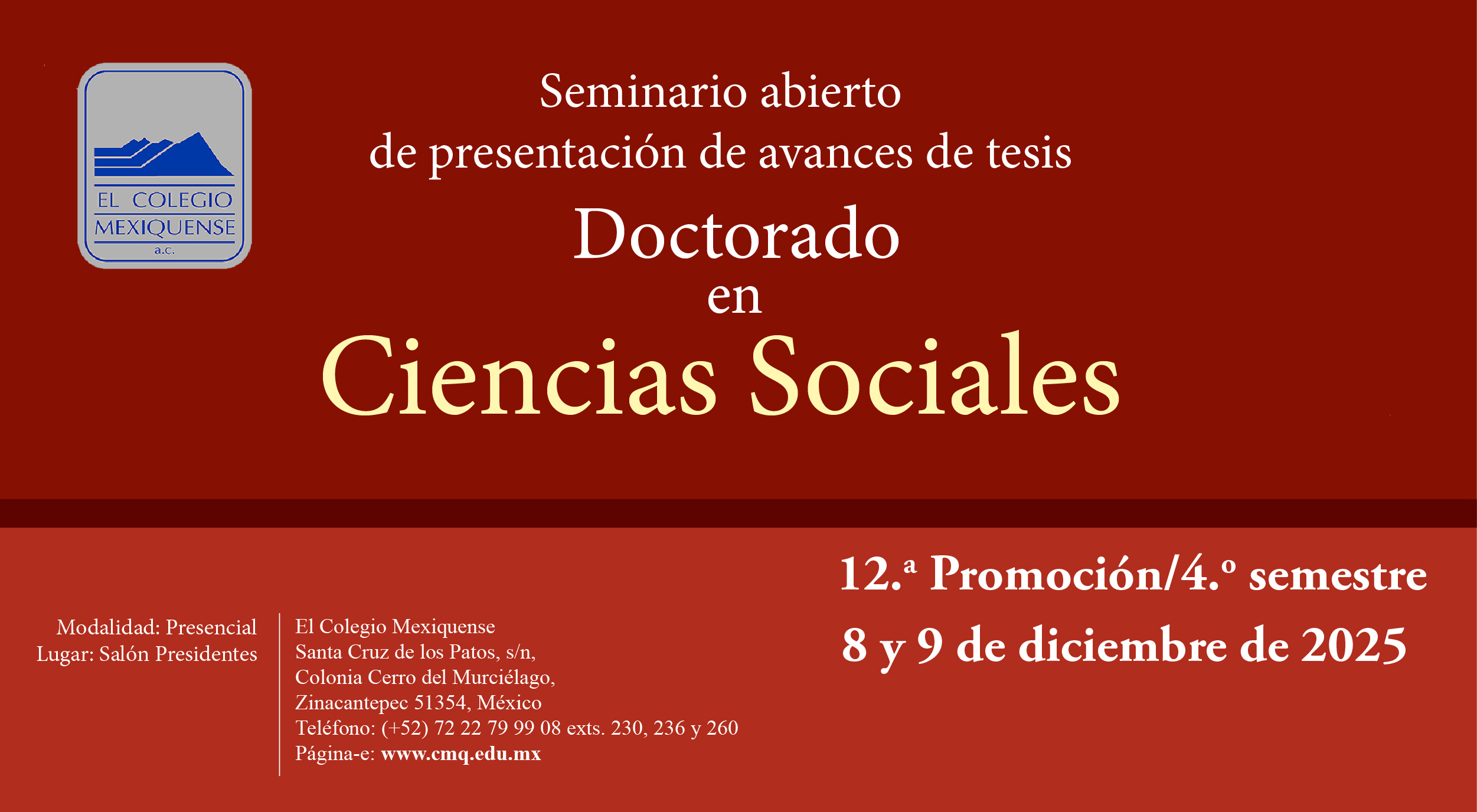 Presentación de avances de tesis. Doctorado en Ciencias Sociales 2025