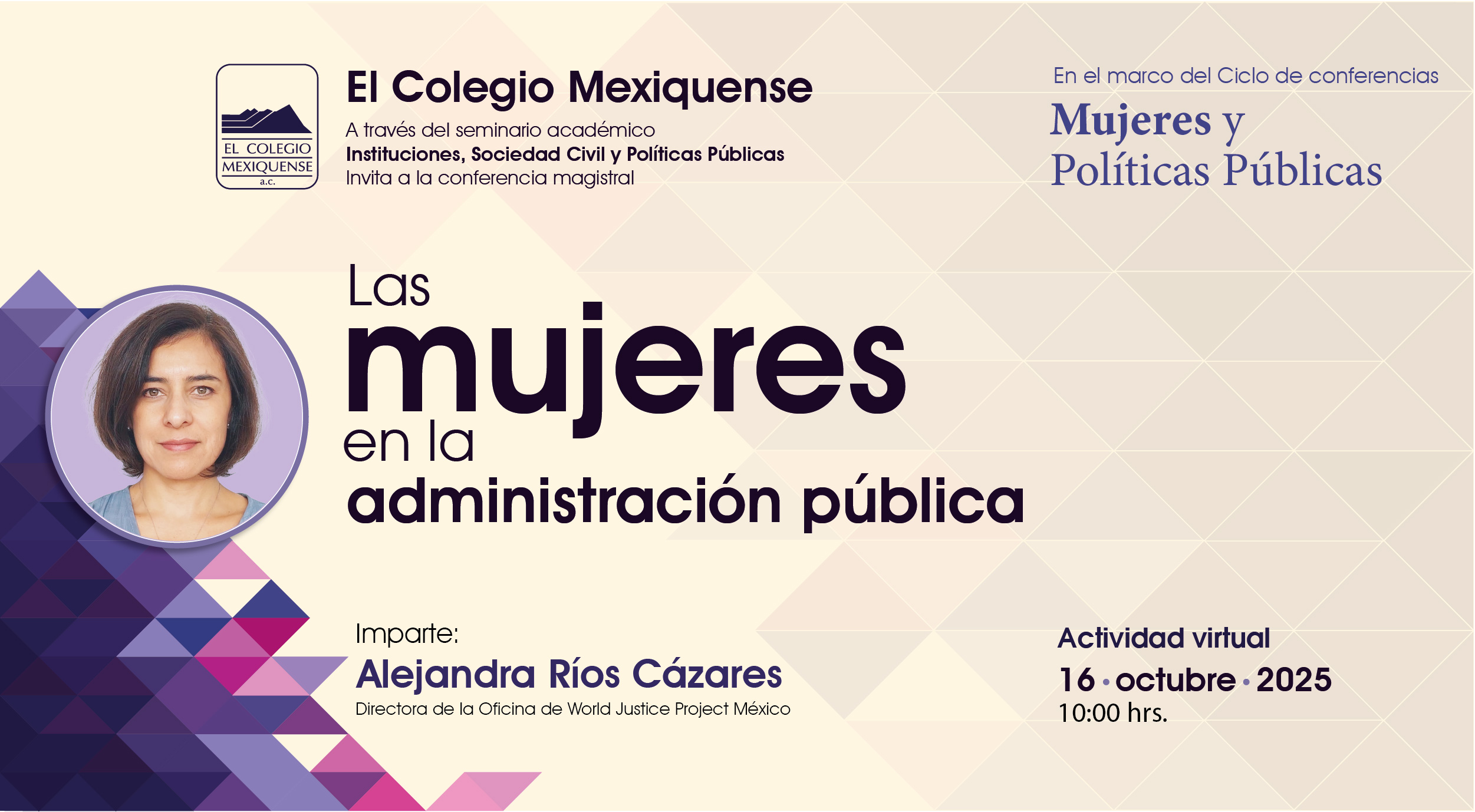 Conferencia Magistral. Las mujeres en la administración pública