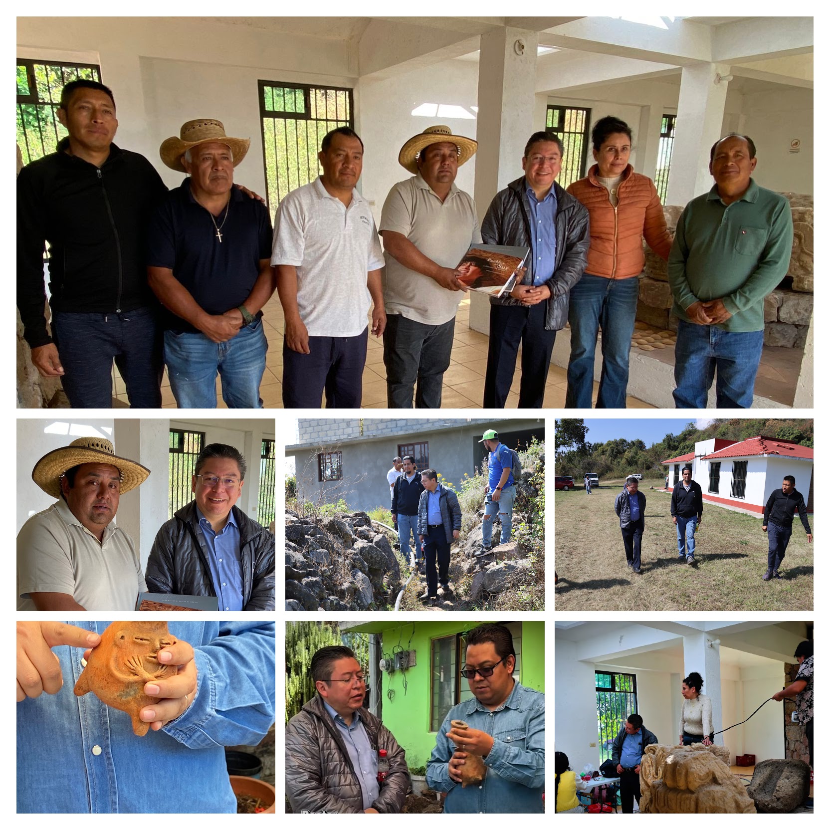 Apoyará El Colegio Mexiquense al museo de sitio de San Lucas del Pulque, en Temascaltepec, con la digitalización de su patrimonio arqueológico